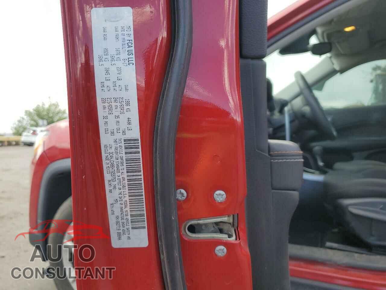 JEEP COMPASS 2017 - 3C4NJCAB6HT659753