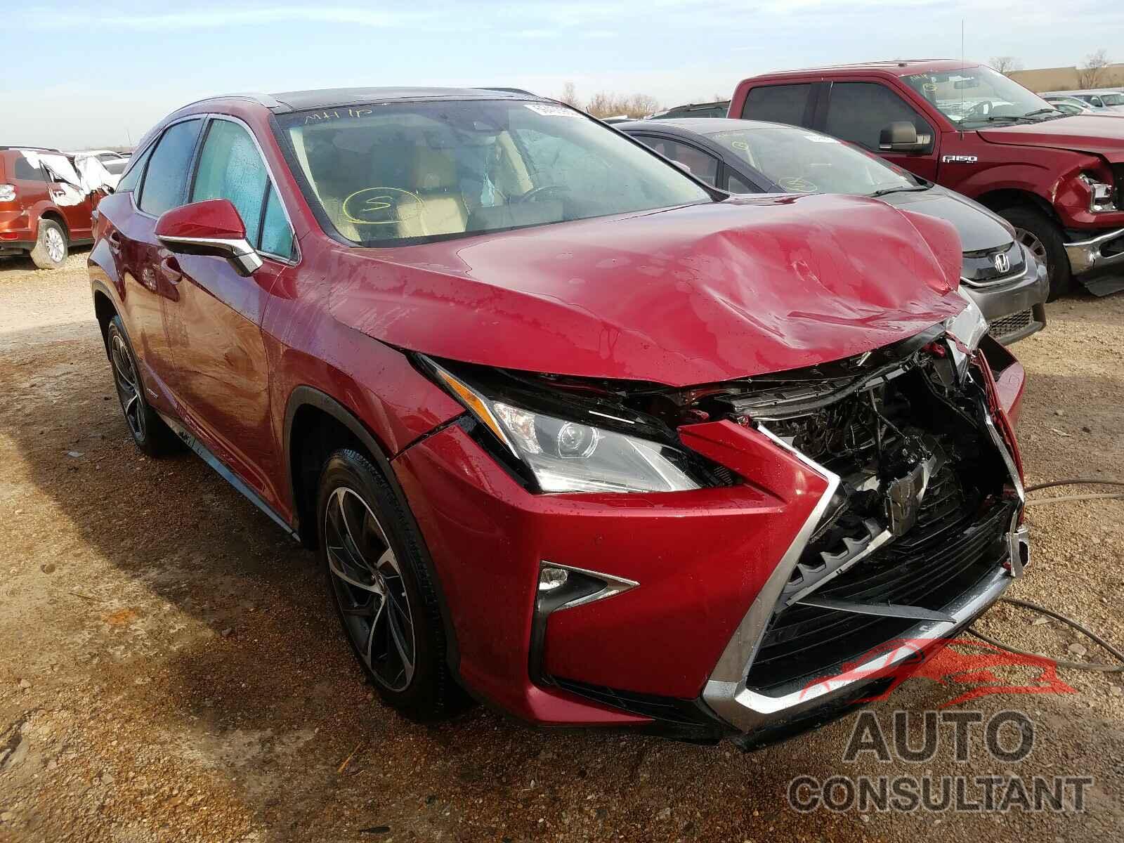 LEXUS RX 450H BA 2017 - 2T2BGMCA4HC019132