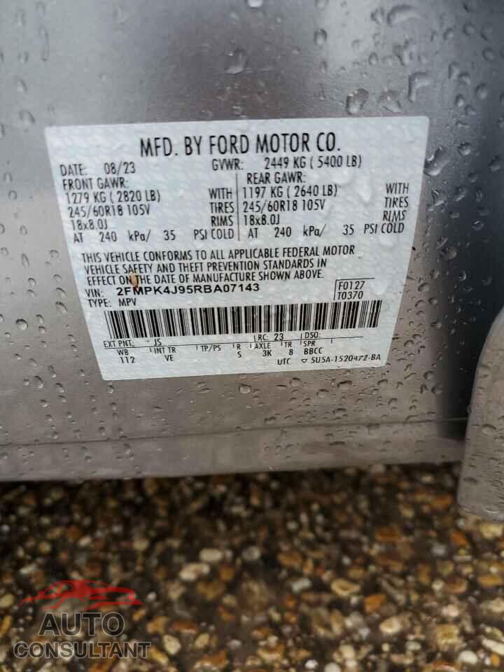 FORD EDGE 2024 - 2FMPK4J95RBA07143