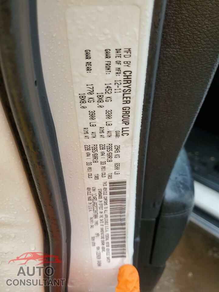 DODGE DURANGO 2012 - 1C4RDJAG2CC207084