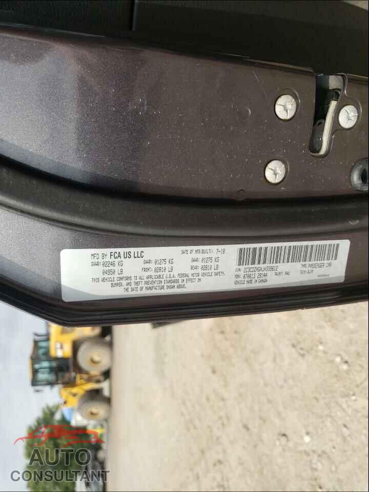 DODGE CHALLENGER 2018 - 2C3CDZAGXJH339612