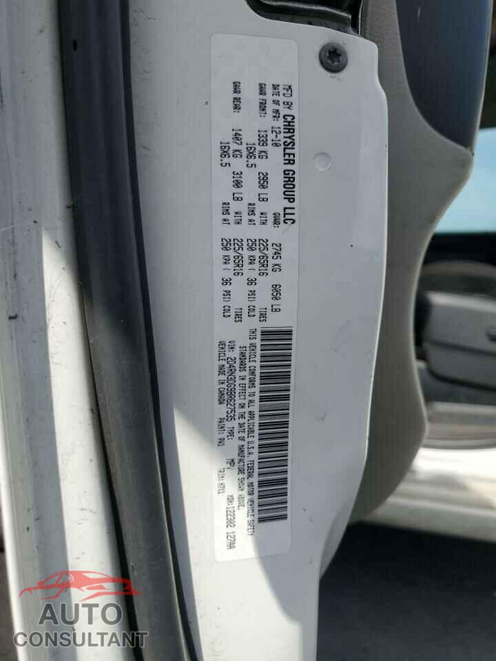 DODGE CARAVAN 2011 - 2D4RN3DG9BR627535