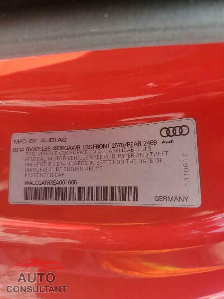 AUDI S5/RS5 2014 - WAUCGAFRXEA061665