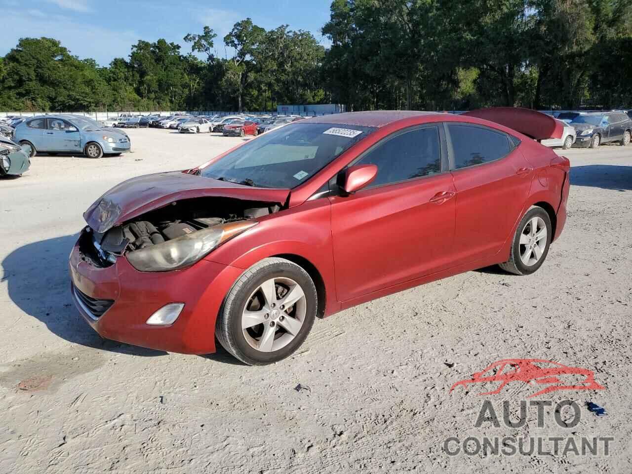 HYUNDAI ELANTRA 2012 - KMHDH4AE6CU468500