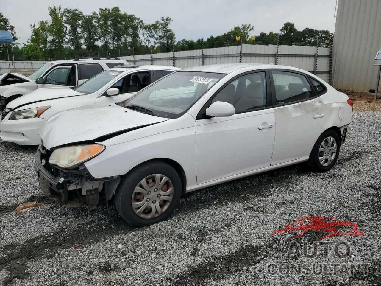 HYUNDAI ELANTRA 2010 - KMHDU4ADXAU129450