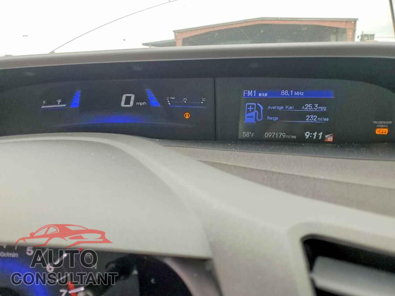 HONDA CIVIC 2012 - 19XFB2F85CE387895
