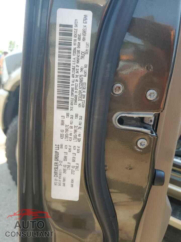 DODGE RAM 2500 2012 - 3C6UD5PL5CG200575