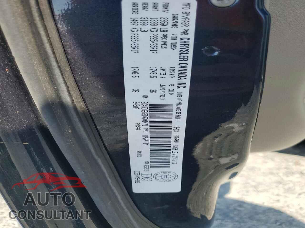 DODGE CARAVAN 2013 - 2C4RDGBG0DR701471