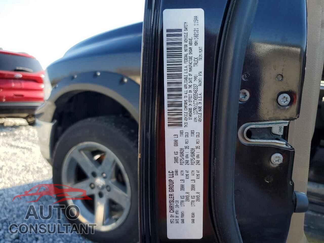 DODGE RAM 1500 2011 - 1D7RV1CTXBS546337
