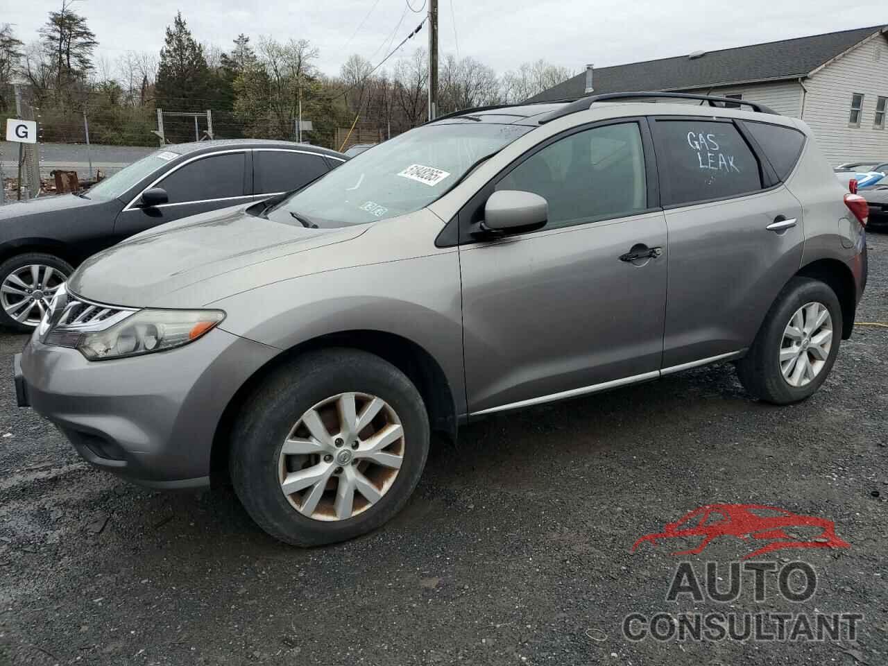 NISSAN MURANO 2012 - JN8AZ1MW3CW209477
