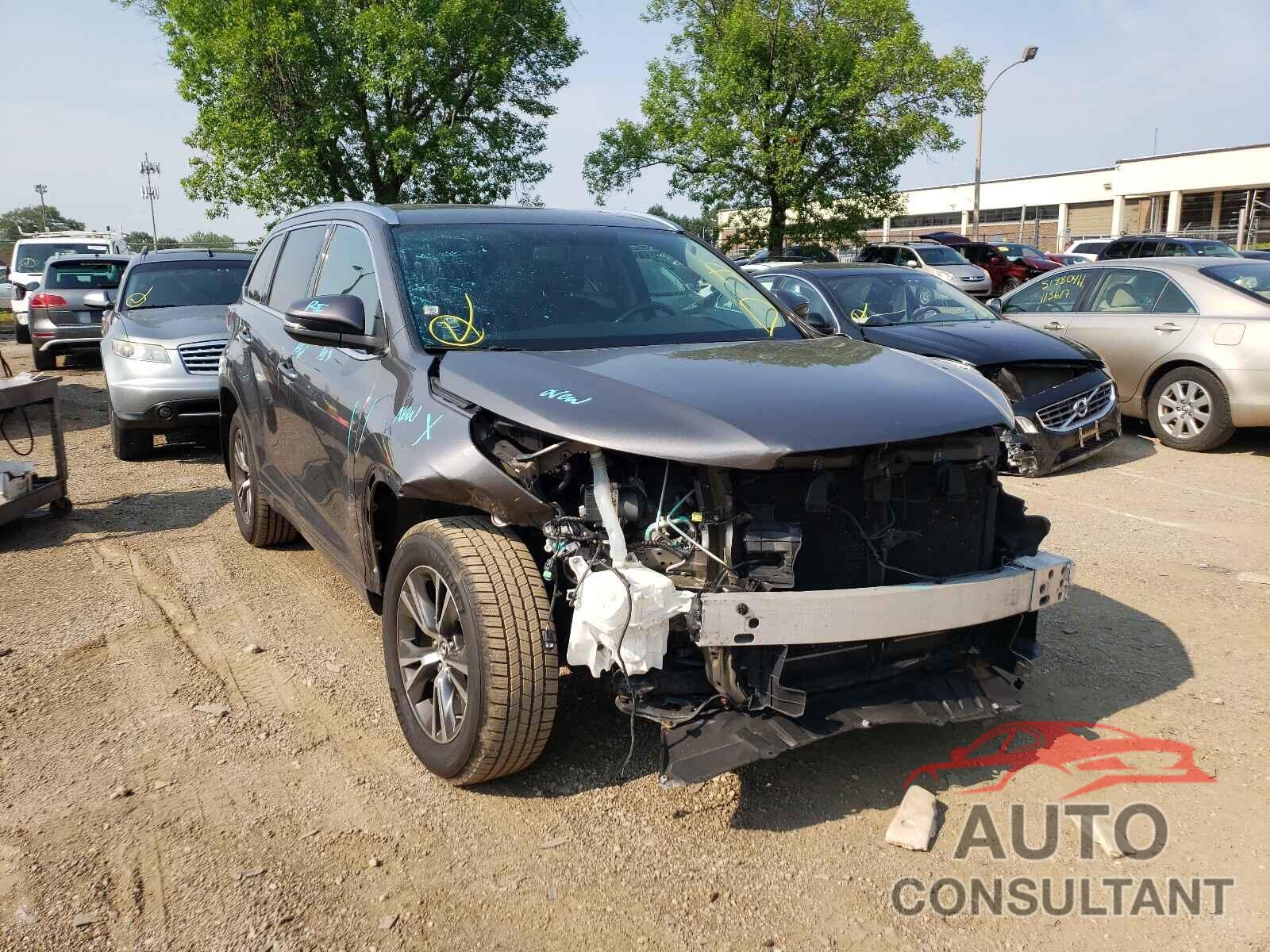 TOYOTA HIGHLANDER 2016 - 5TDJKRFHXGS501940