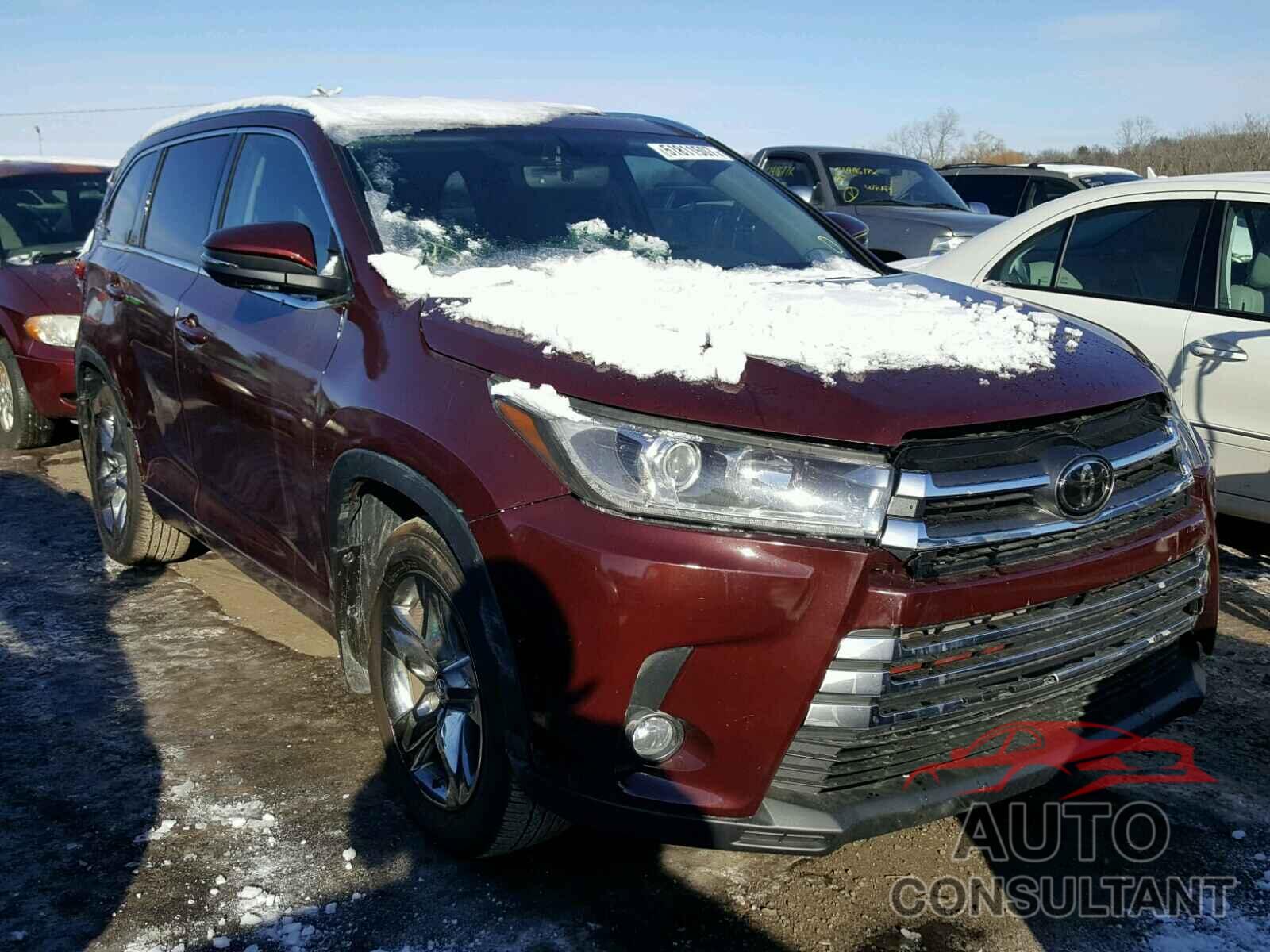 TOYOTA HIGHLANDER 2017 - 5TDDZRFHXHS420107