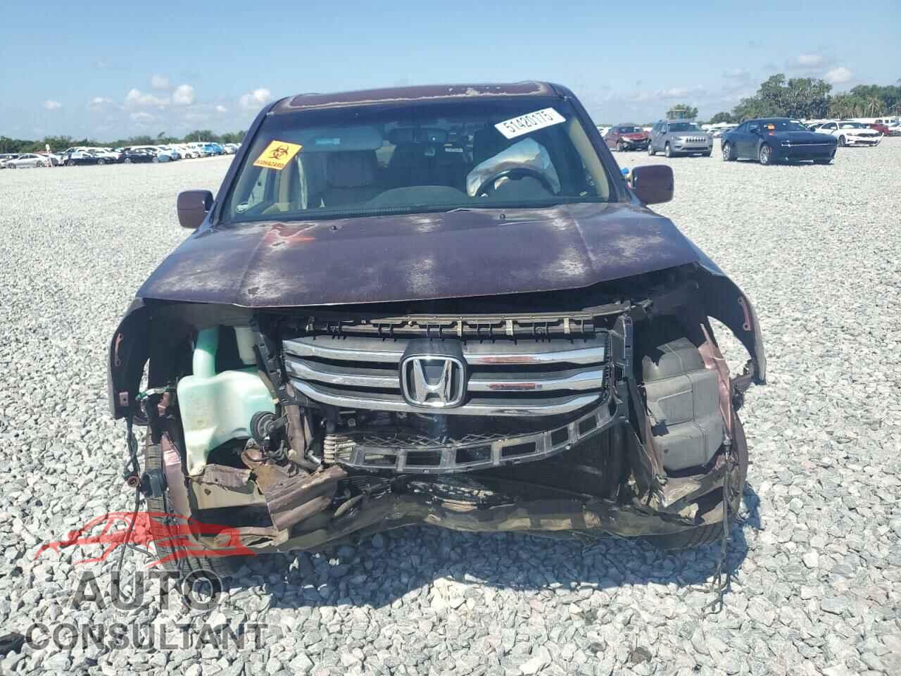 HONDA PILOT 2012 - 5FNYF4H76CB018809