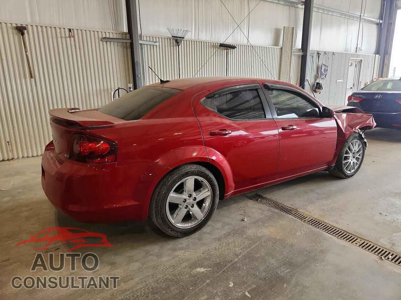 DODGE AVENGER 2012 - 1C3CDZCB7CN312301