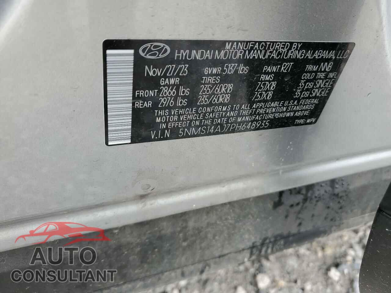 HYUNDAI SANTA FE 2023 - 5NMS14AJ7PH648935