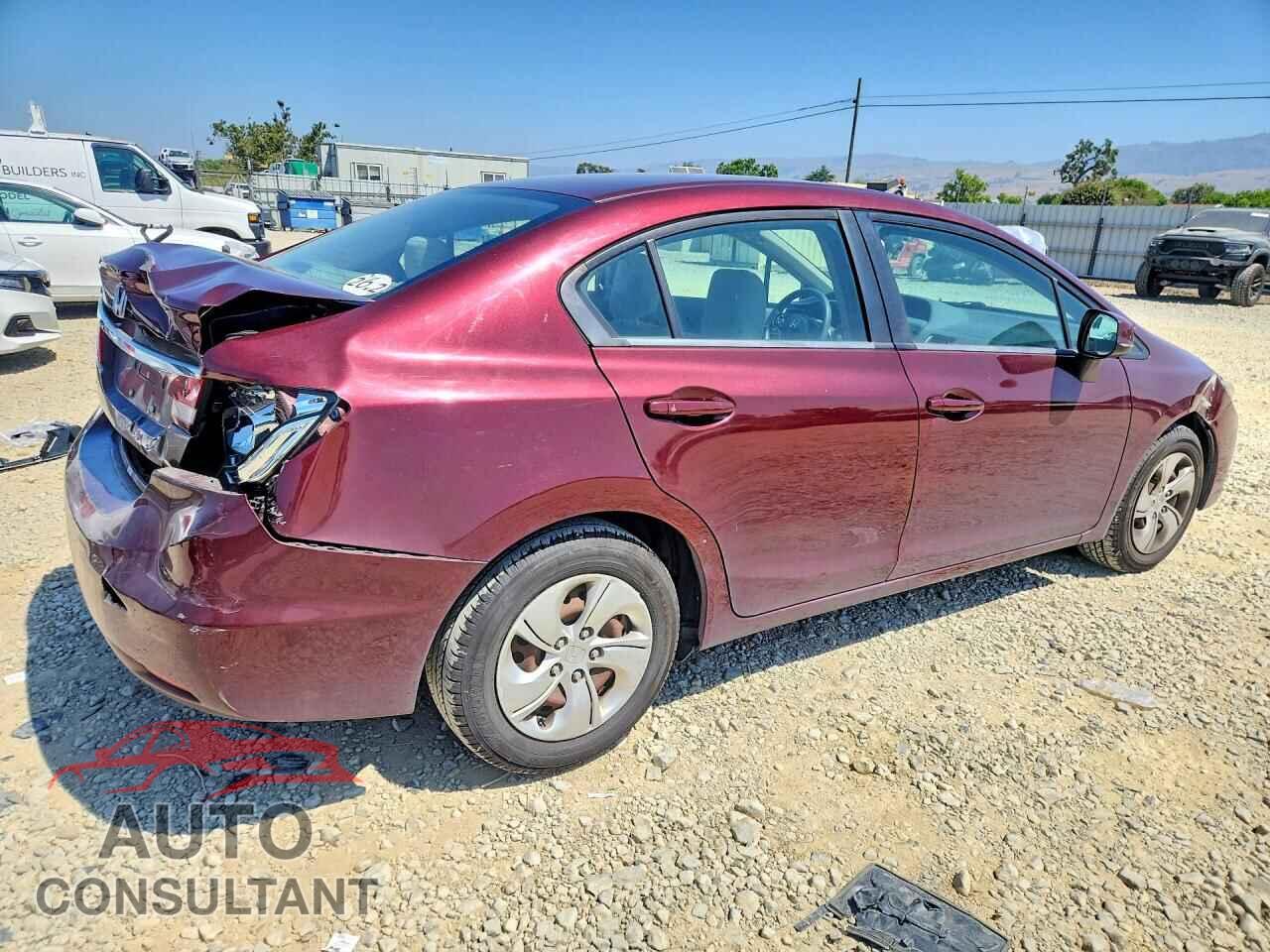 HONDA CIVIC 2013 - 19XFB2F50DE266411
