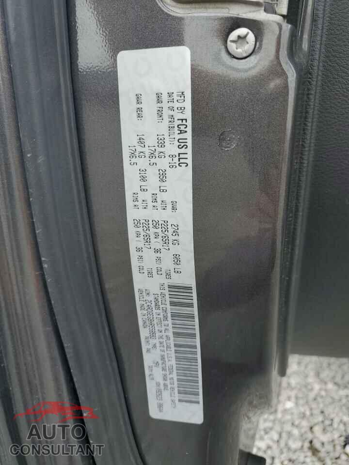 DODGE CARAVAN 2017 - 2C4RDGEG8HR558593