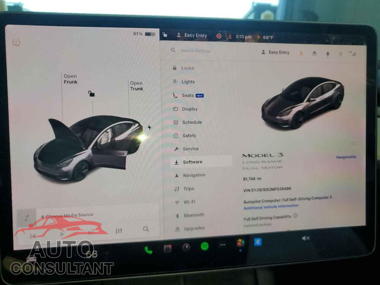 TESLA MODEL 3 2021 - 5YJ3E1EB2MF036486