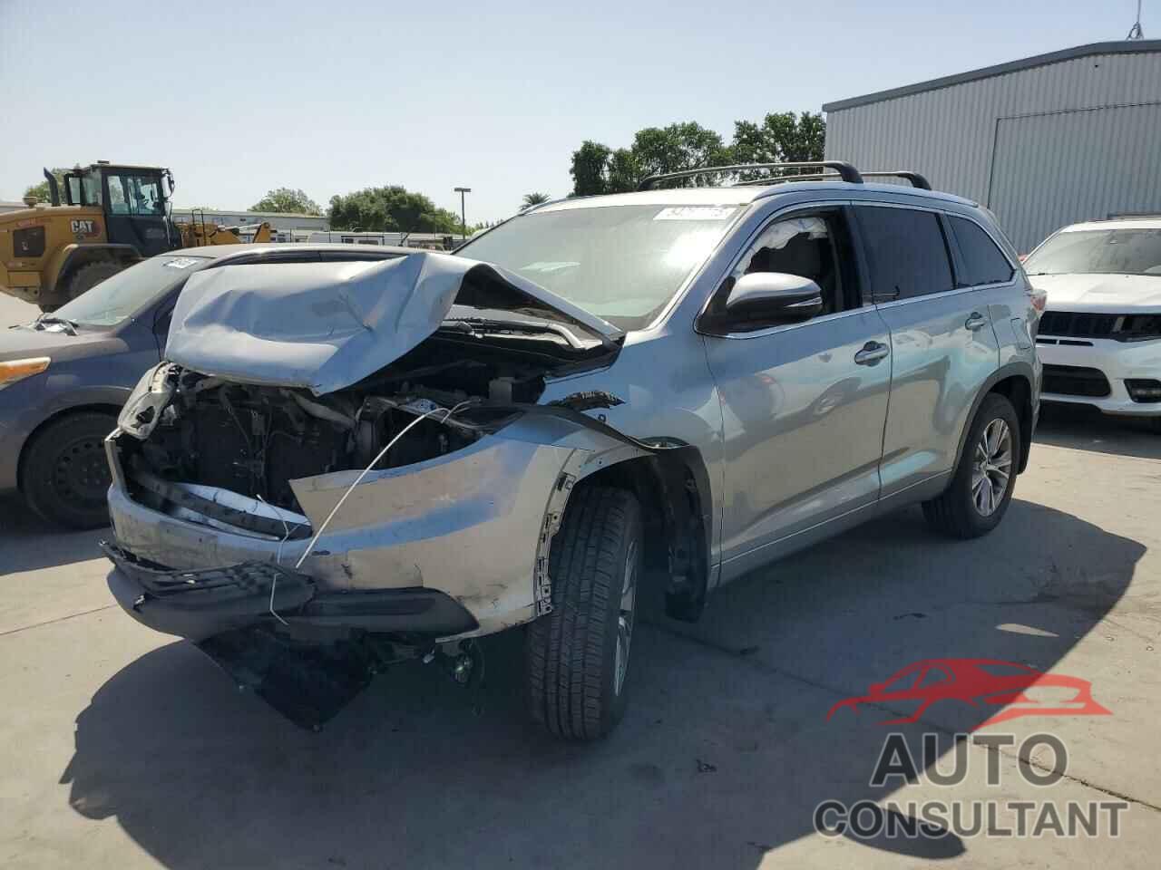TOYOTA HIGHLANDER 2015 - 5TDJKRFH2FS221718