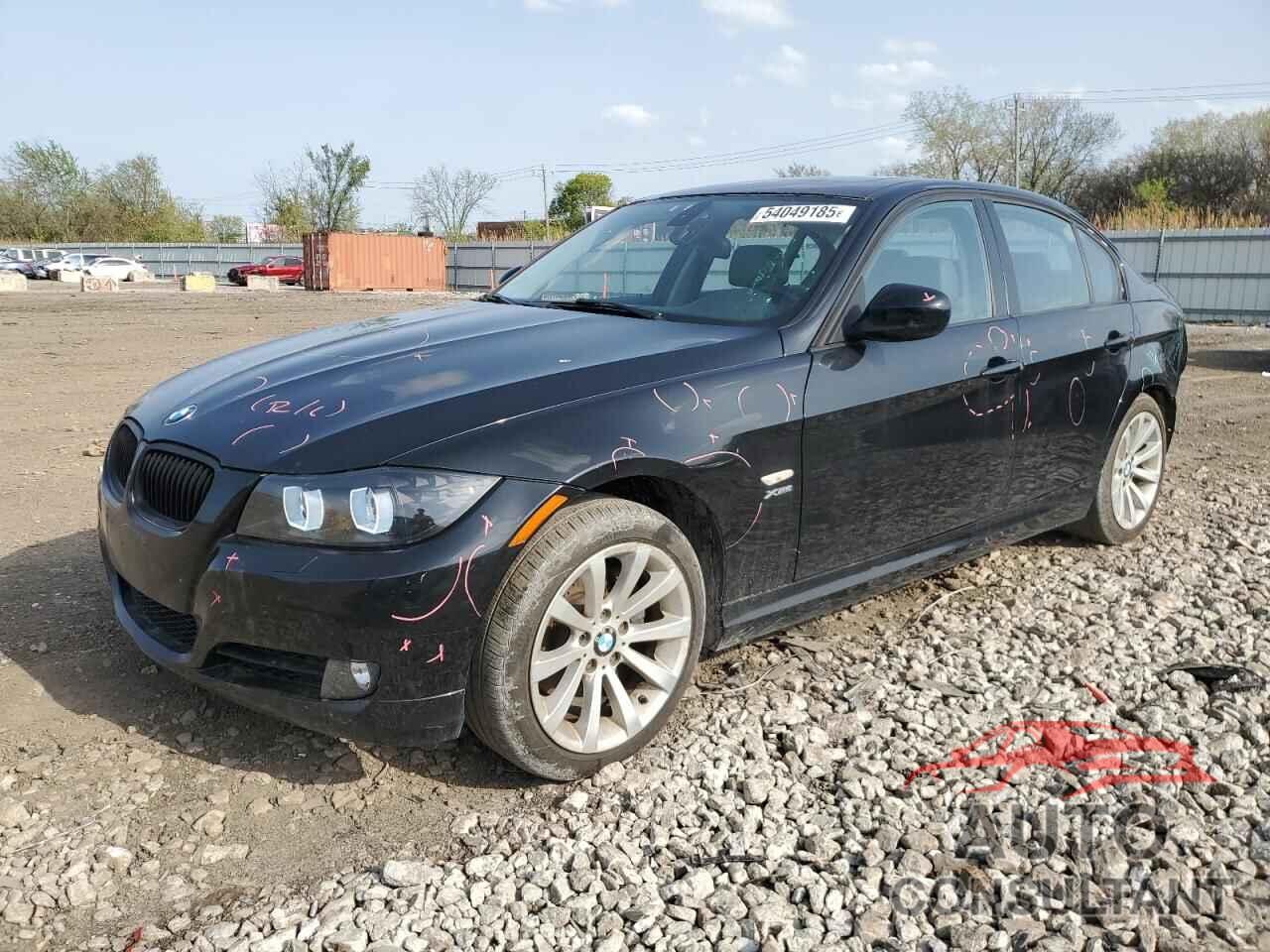BMW 3 SERIES 2011 - WBAPK7C52BA973058