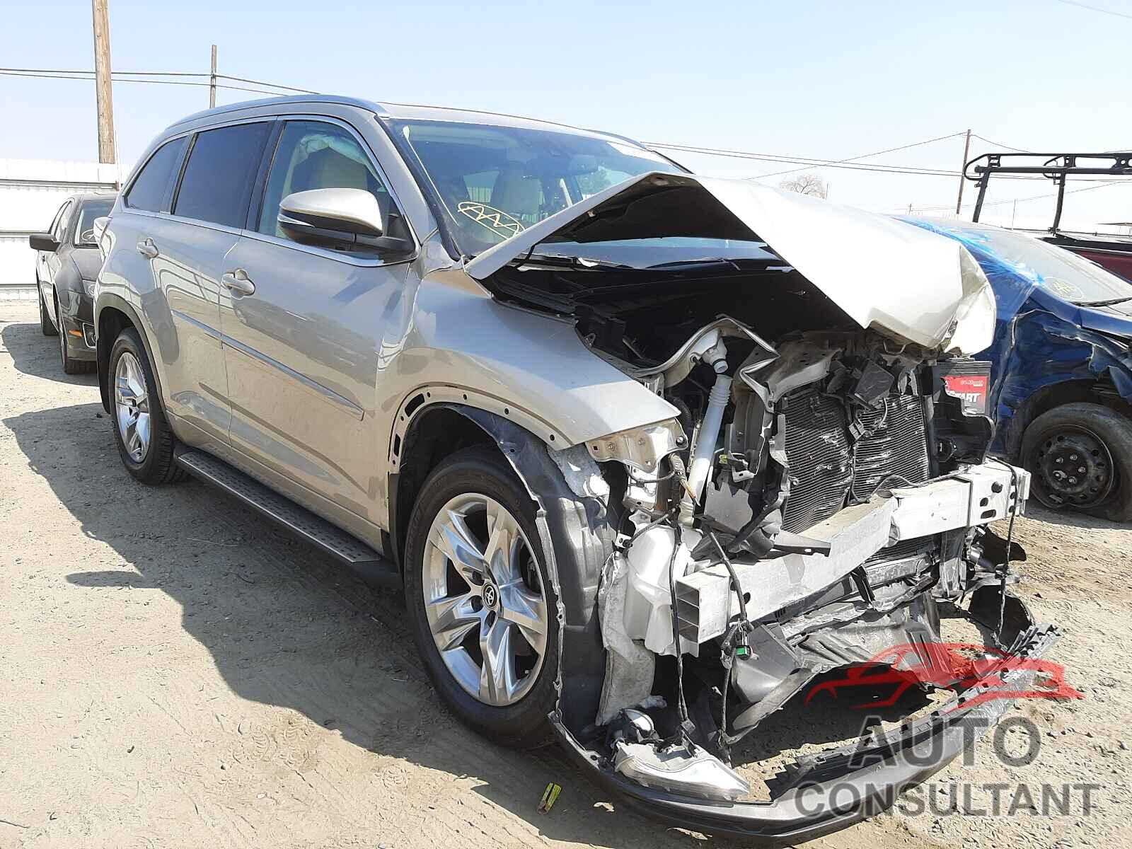 TOYOTA HIGHLANDER 2016 - 5TDDKRFH1GS308413