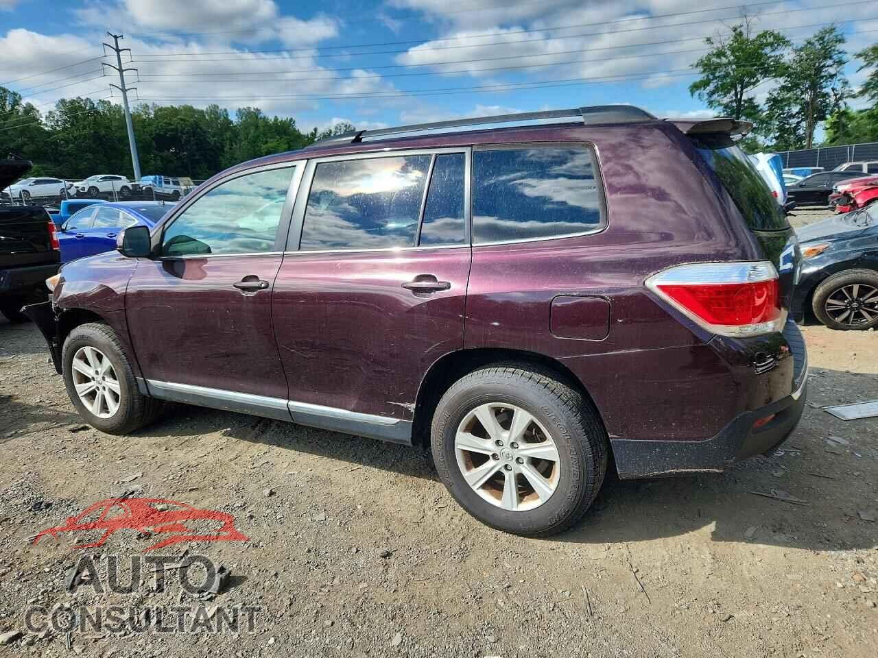 TOYOTA HIGHLANDER 2012 - 5TDBK3EHXCS138925