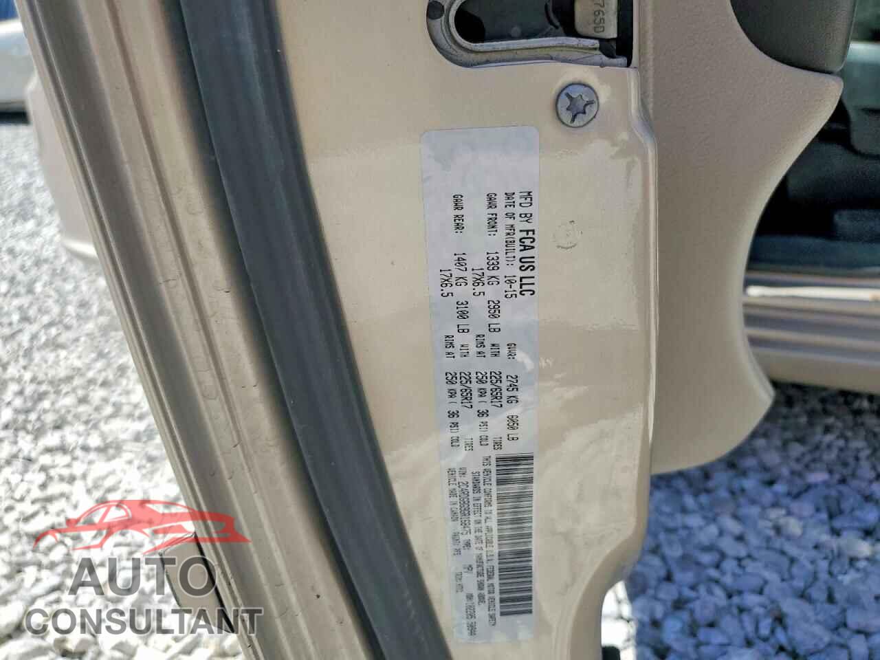 DODGE CARAVAN 2016 - 2C4RDGBG9GR168475