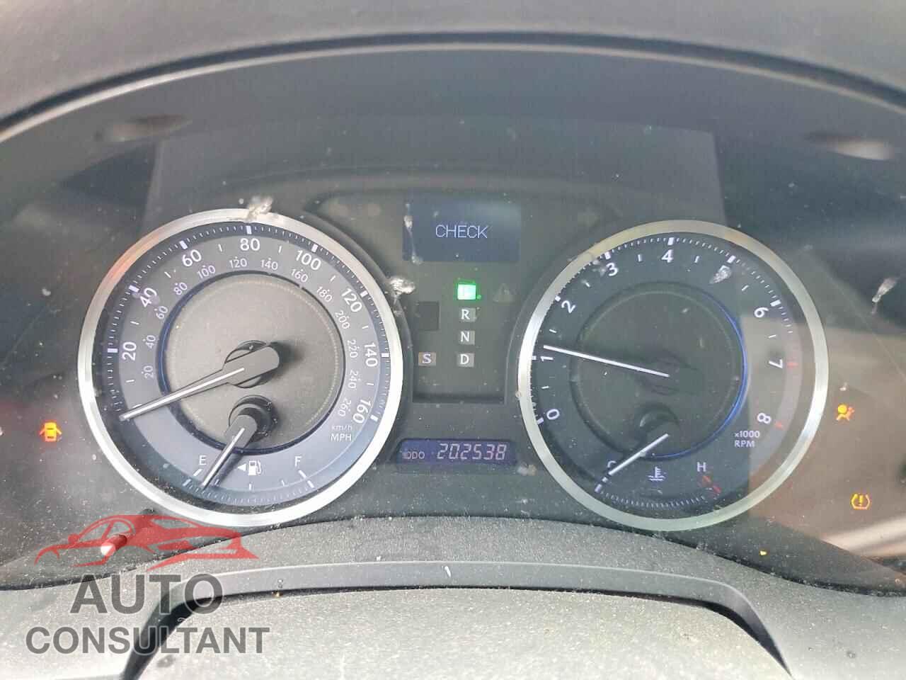 LEXUS IS 2013 - JTHBF5C20D5185286
