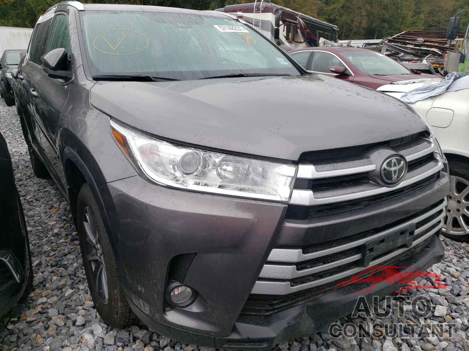 TOYOTA HIGHLANDER 2019 - 5TDJZRFH4KS616120