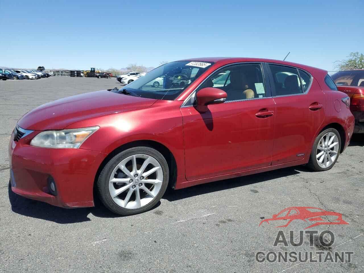 LEXUS CT 200 2012 - JTHKD5BH3C2084254