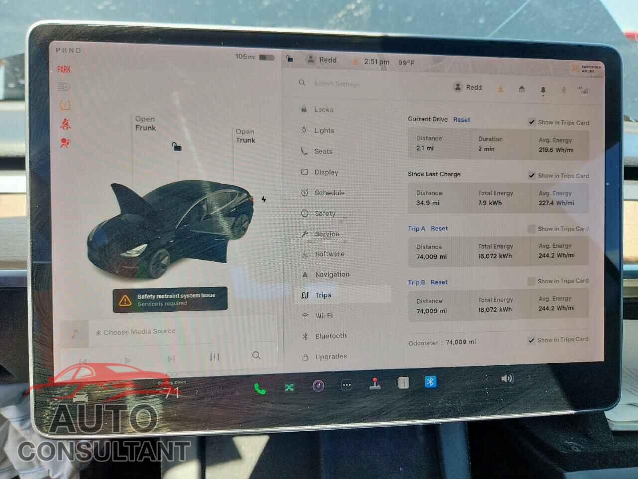 TESLA MODEL 3 2021 - 5YJ3E1EA4MF867155