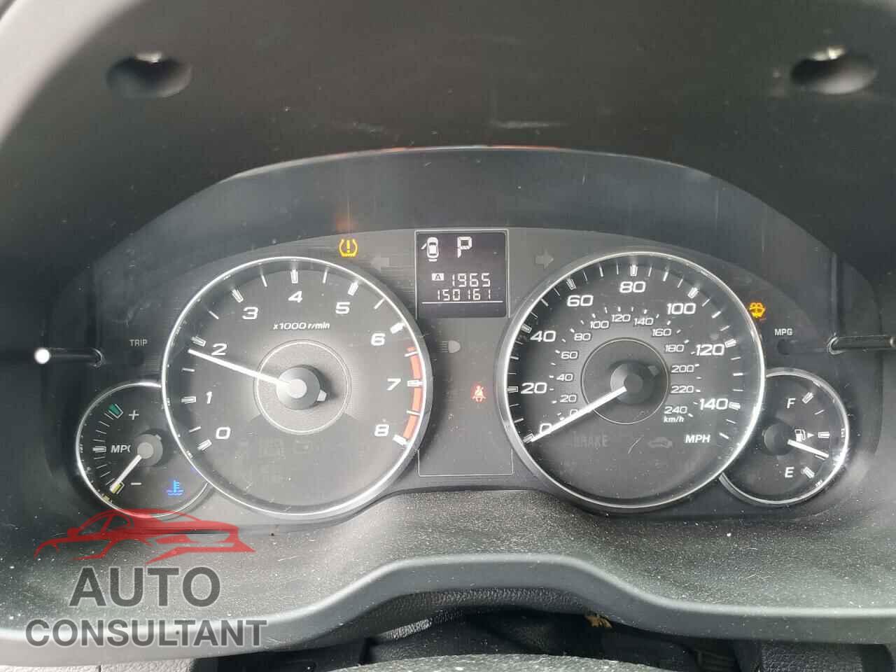 SUBARU OUTBACK 2012 - 4S4BRBLCXC3237691