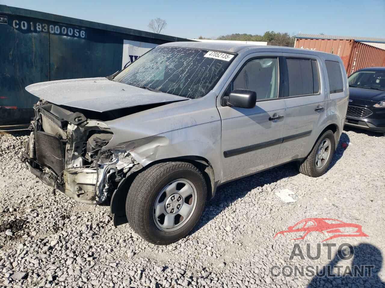 HONDA PILOT 2011 - 5FNYF3H21BB043601