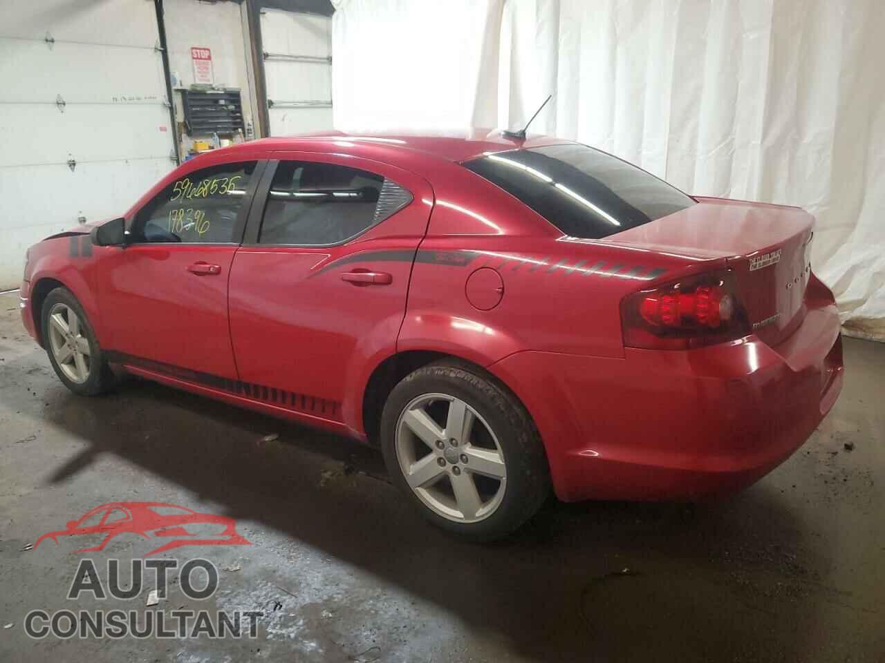DODGE AVENGER 2013 - 1C3CDZAB0DN607485