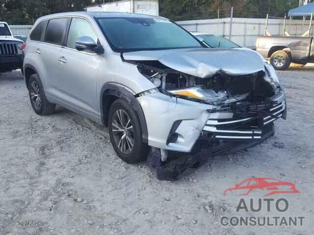 TOYOTA HIGHLANDER 2017 - 5TDZZRFH7HS203796