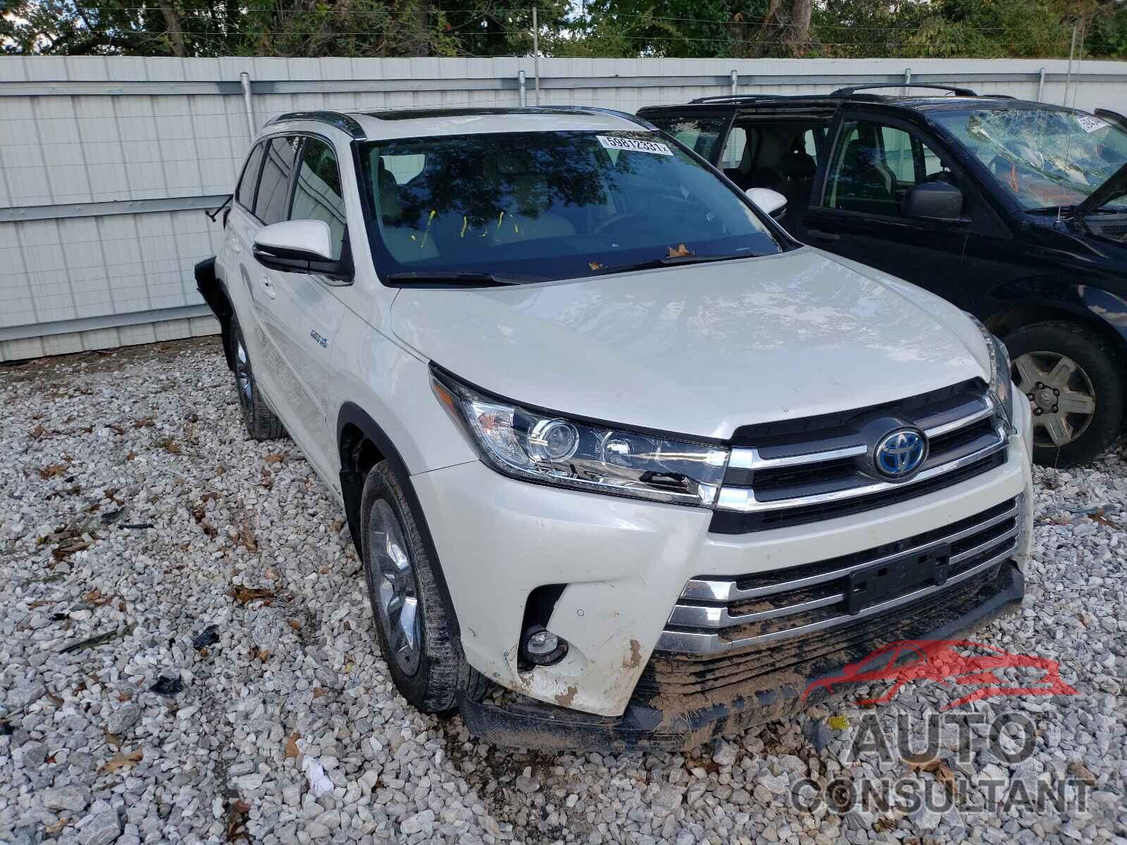 TOYOTA HIGHLANDER 2019 - 5TDDGRFH6KS053977