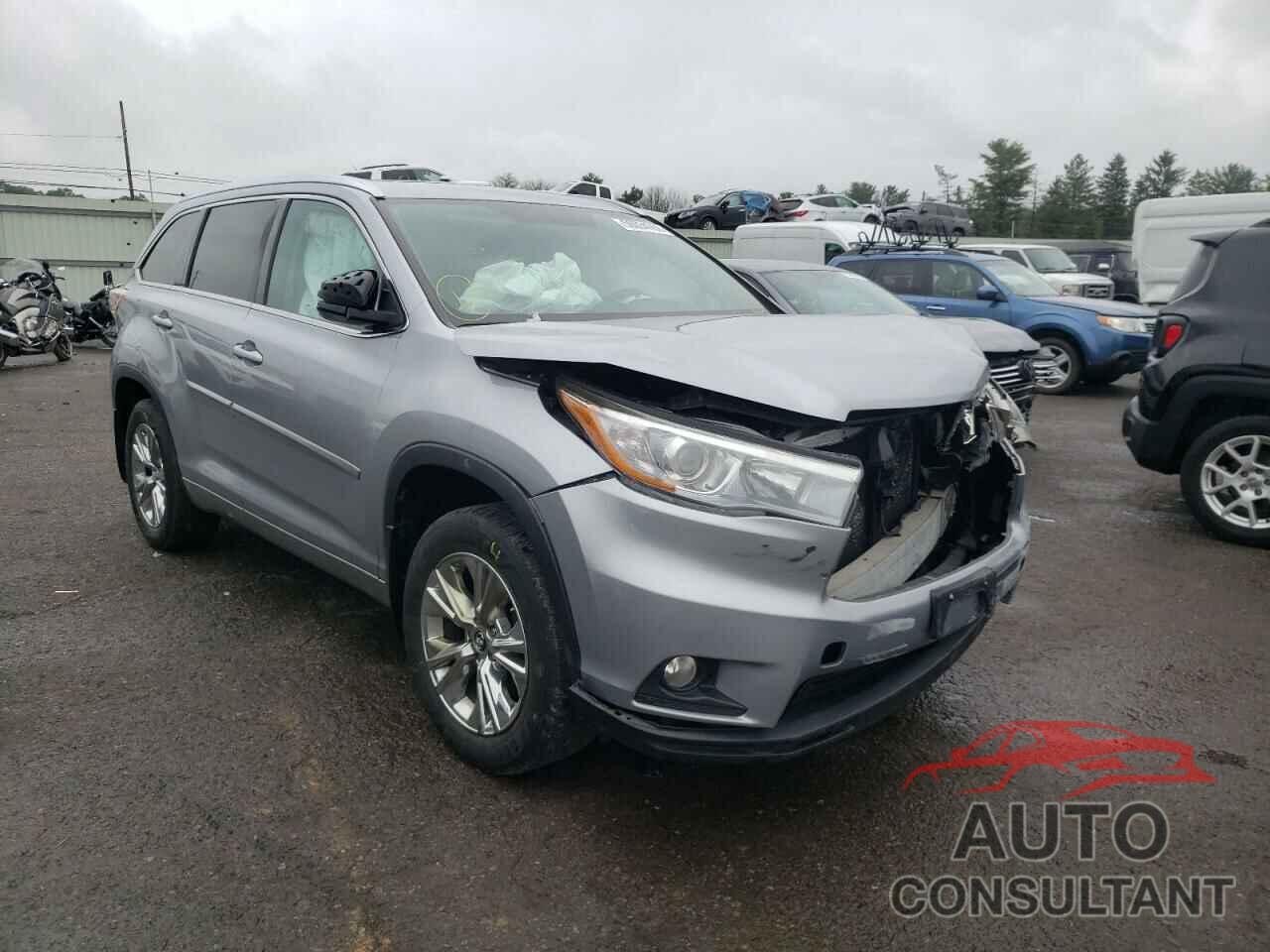 TOYOTA HIGHLANDER 2016 - 5TDJKRFH5GS504132