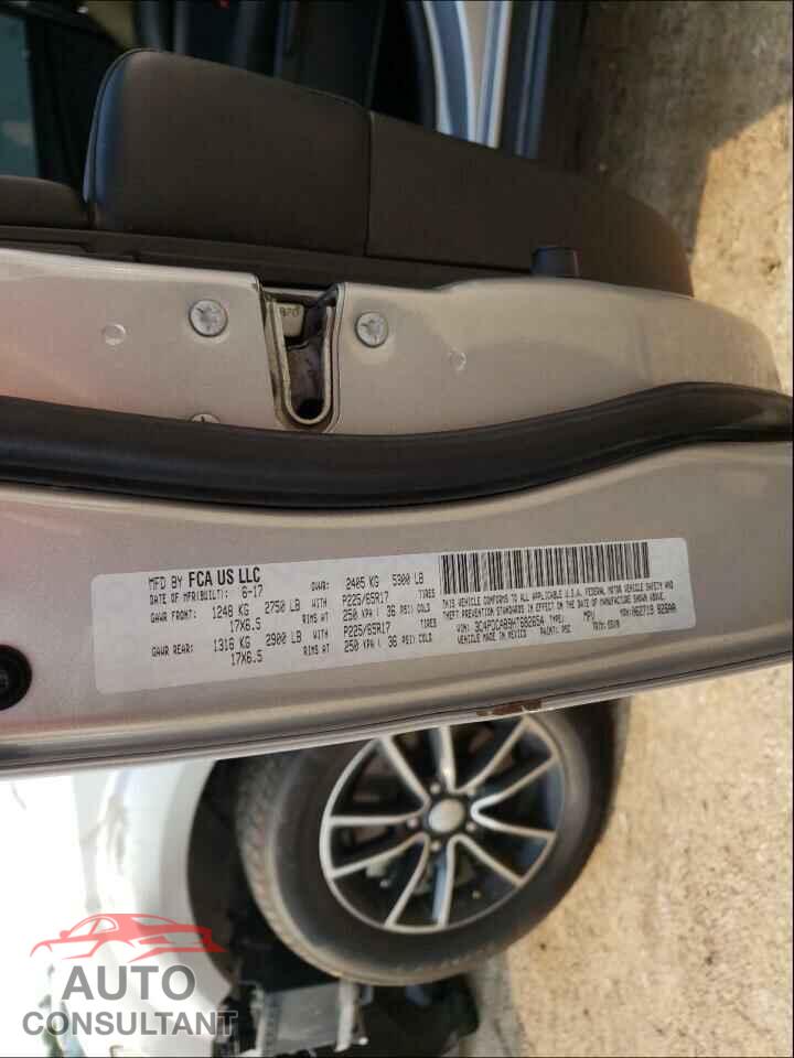 DODGE JOURNEY 2017 - 3C4PDCAB9HT682654