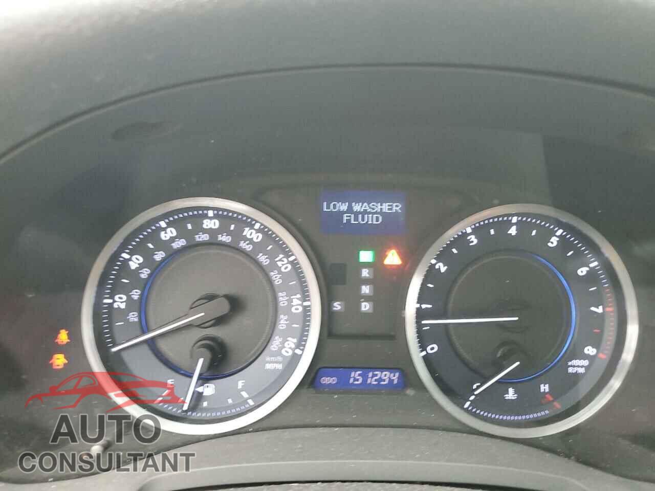 LEXUS IS 2012 - JTHBF5C21C2102643