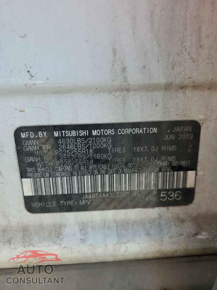 MITSUBISHI ECLIPSE 2020 - JA4AS4AA3LZ001165