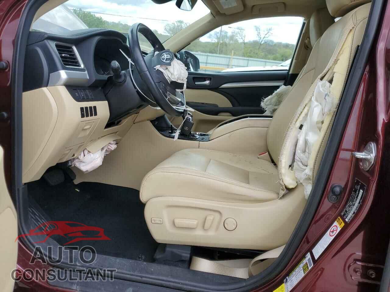 TOYOTA HIGHLANDER 2017 - 5TDKZRFH3HS228681