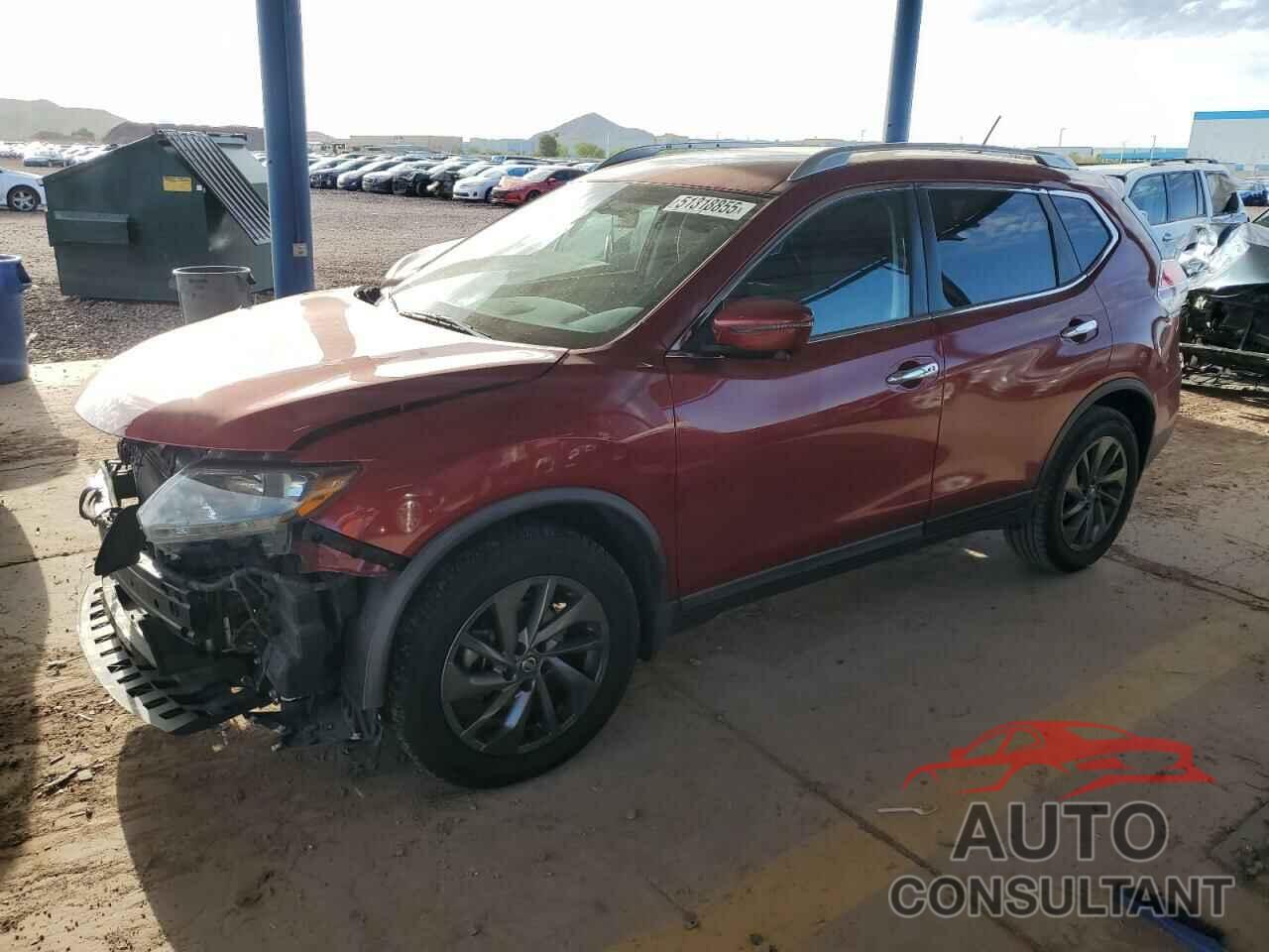 NISSAN ROGUE 2016 - KNMAT2MT9GP708518