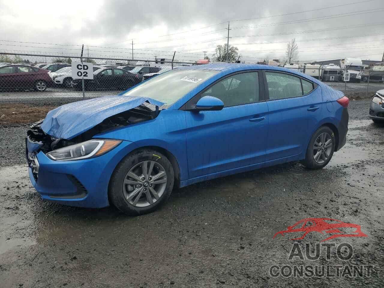 HYUNDAI ELANTRA 2018 - 5NPD84LF0JH364280