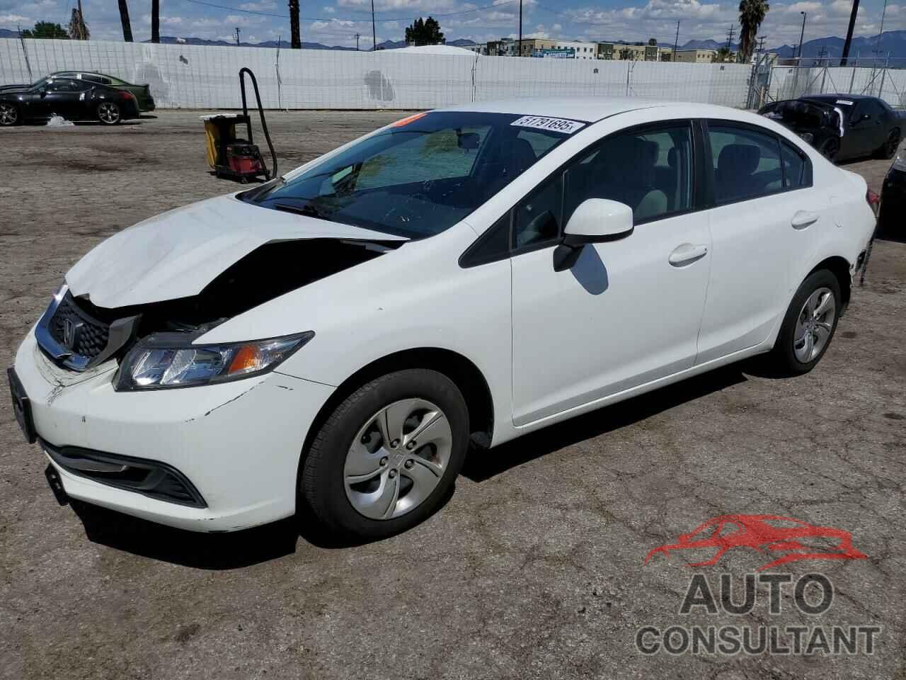 HONDA CIVIC 2013 - 19XFB2F58DE236069