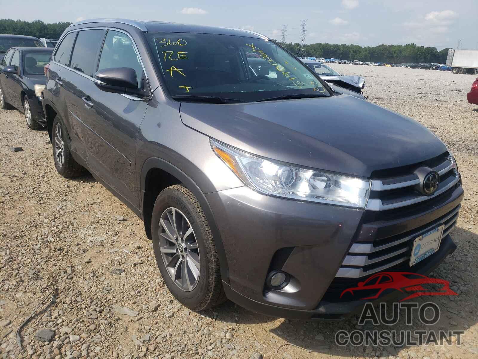 TOYOTA HIGHLANDER 2019 - 5TDJZRFH5KS936790