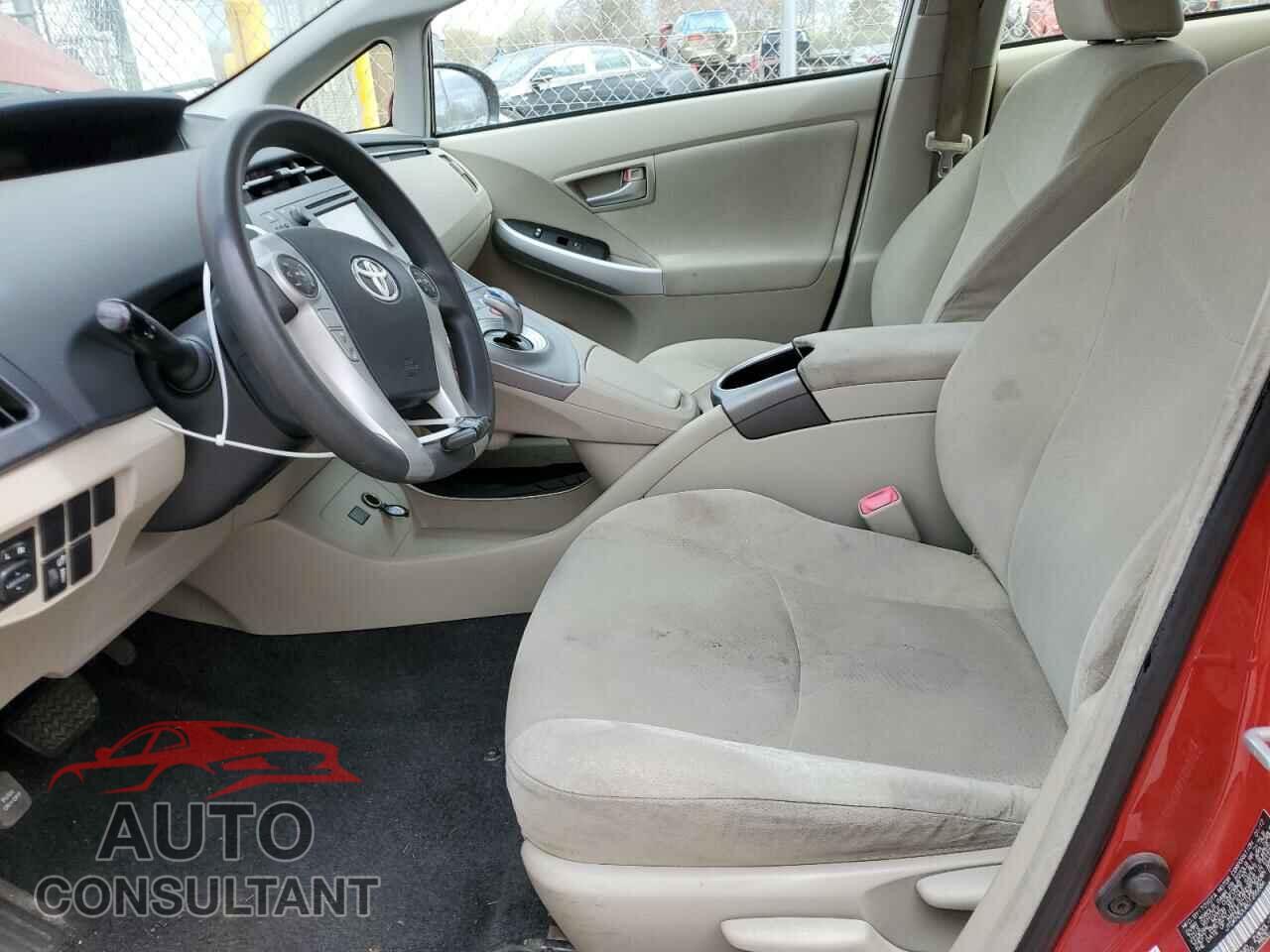 TOYOTA PRIUS 2012 - JTDKN3DU8C1495586