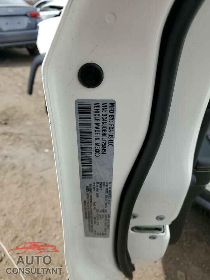 JEEP COMPASS 2020 - 3C4NJDBB0LT258454