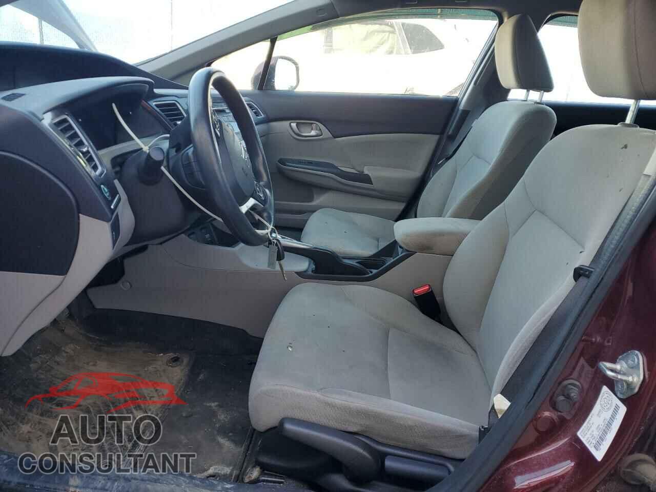 HONDA CIVIC 2013 - 2HGFB2F40DH042777