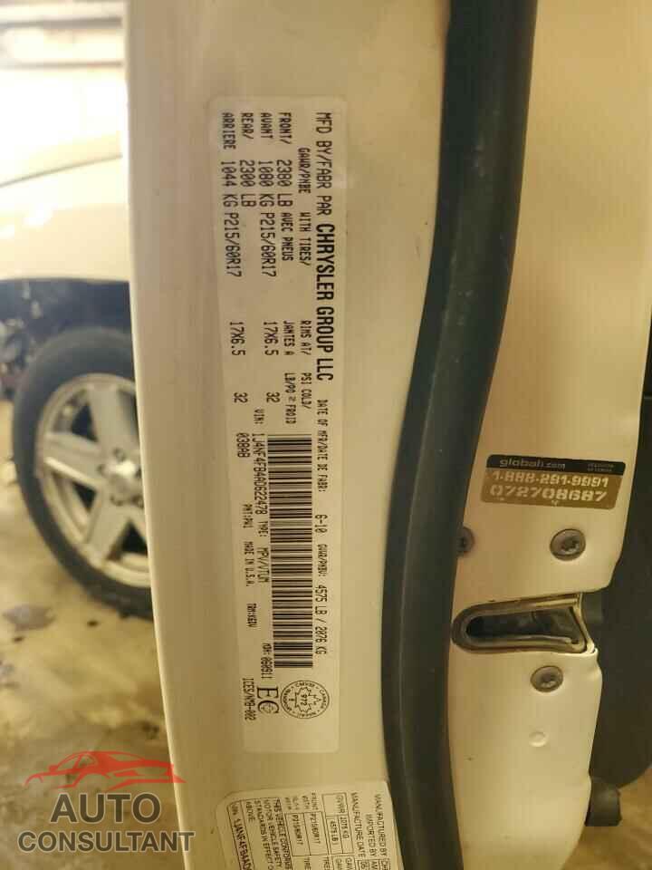 JEEP COMPASS 2010 - 1J4NF4FB4AD622478