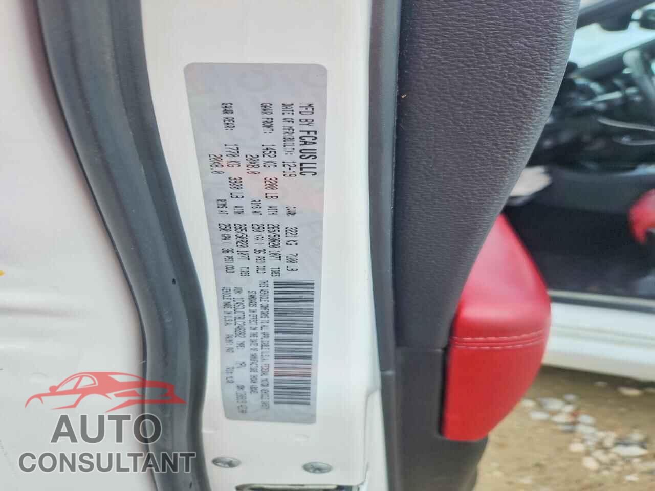 DODGE DURANGO 2020 - 1C4SDJCT8LC248282